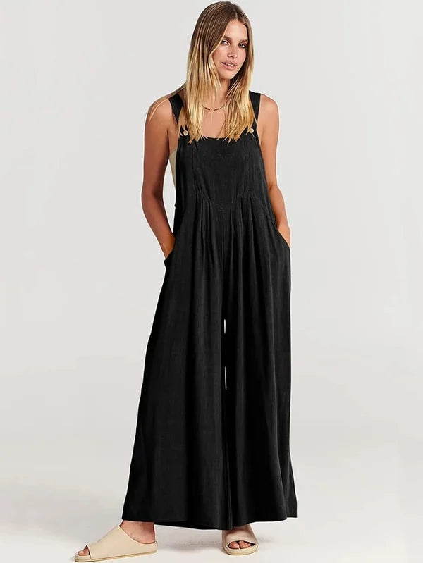 Valenzora | BreezyChic Weit geschnittener Jumpsuit