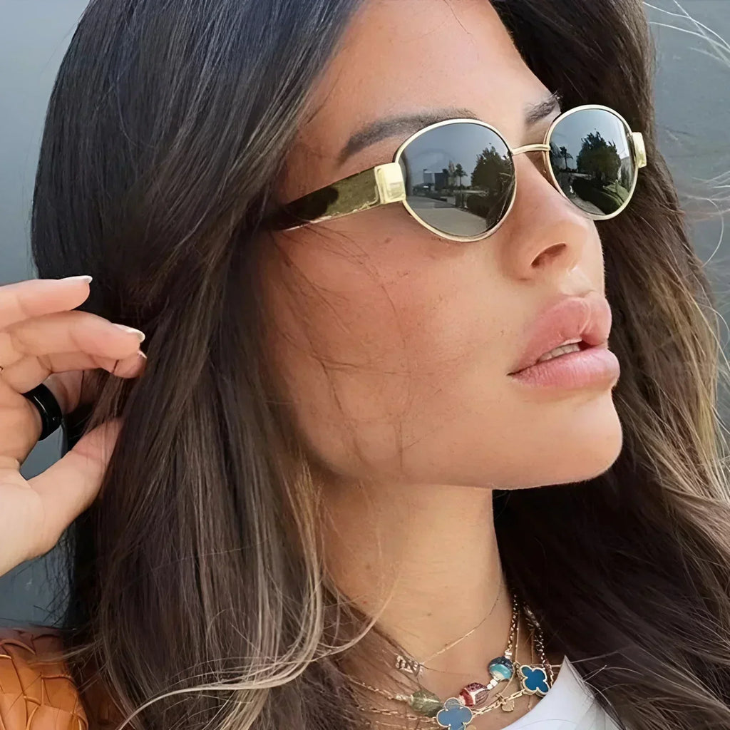 Valenzora | Ovale Sonnenbrille für Damen – schlicht und elegant