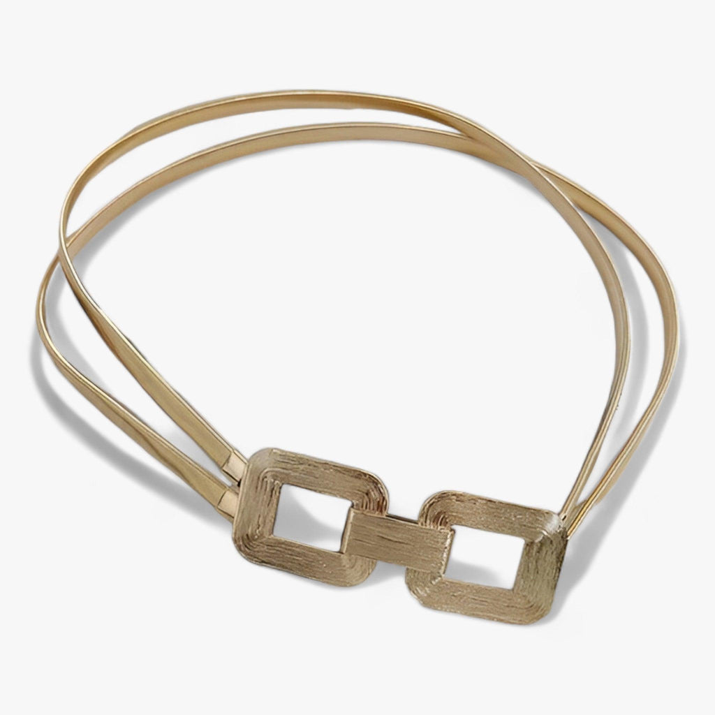 Valenzora | Glamour Gold Chain Straps for Women Comfortable Stretch Fit
