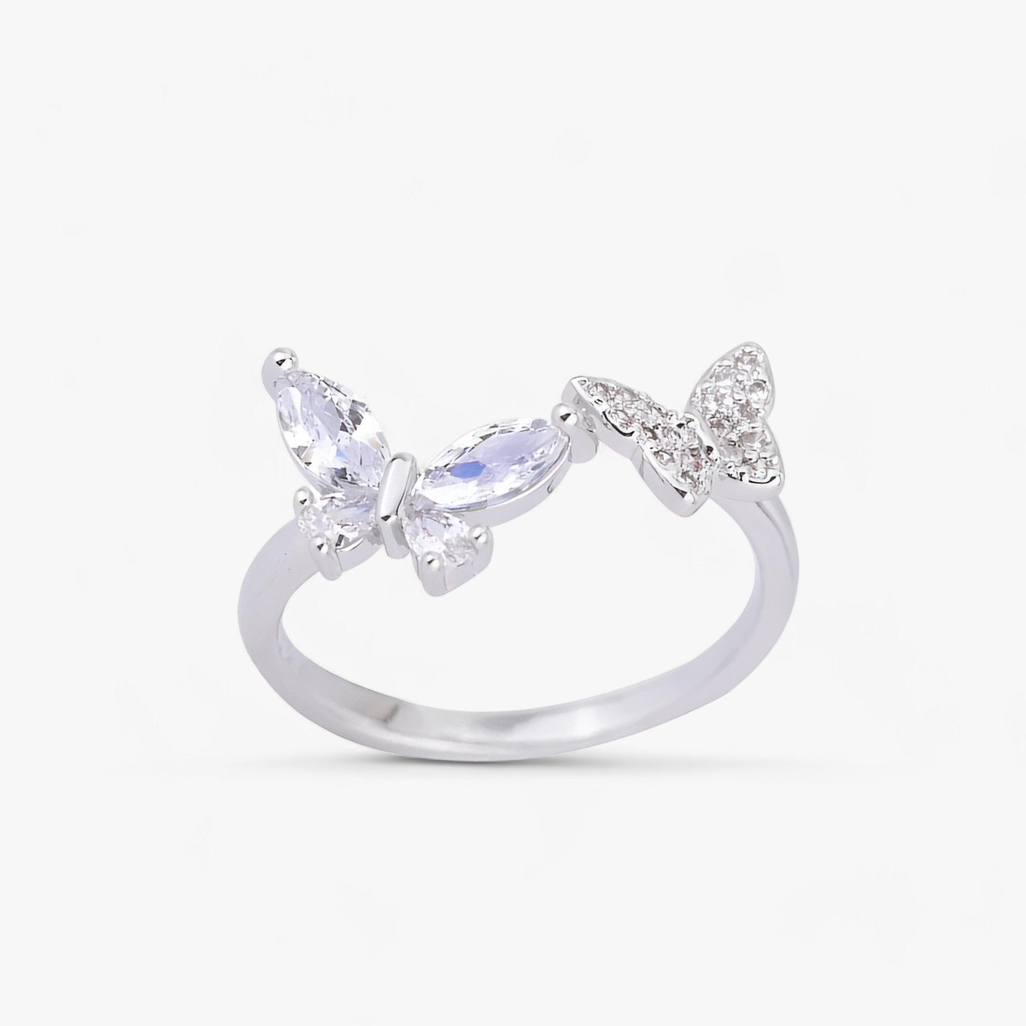 Open butterfly rings - For graceful everyday elegance