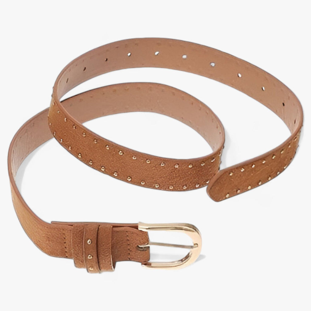 Western-Wildlederarmband mit Nieten