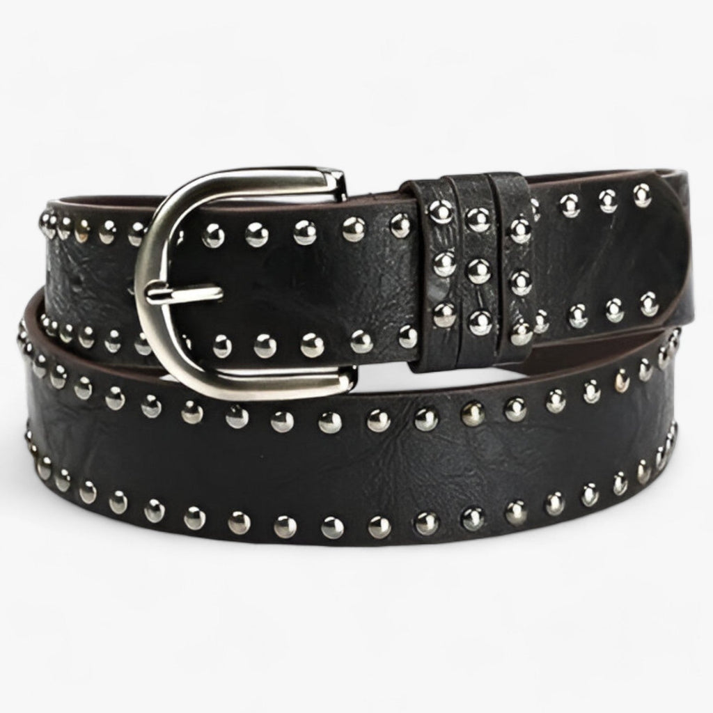 Western-Wildlederarmband mit Nieten