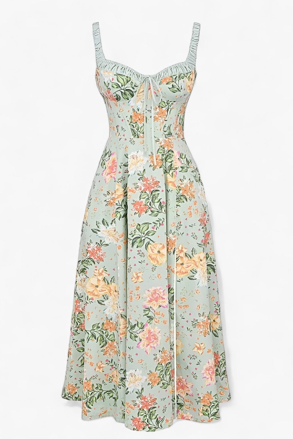 Floral lace dress for summer