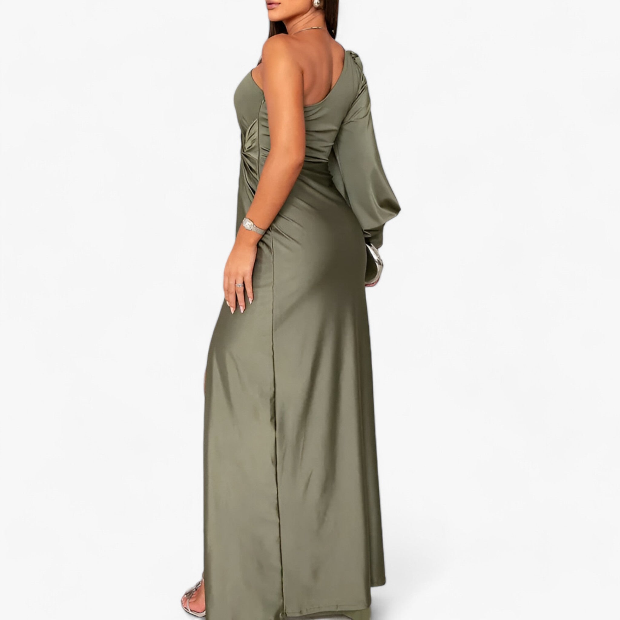 Évora | Satin Long Dress - Elegant and Comfortable