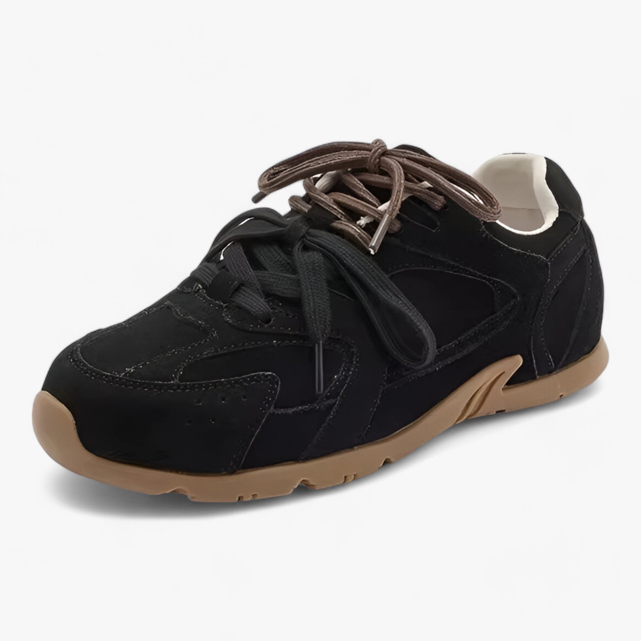 Sneaker aus echtem Leder – Retro-Komfort