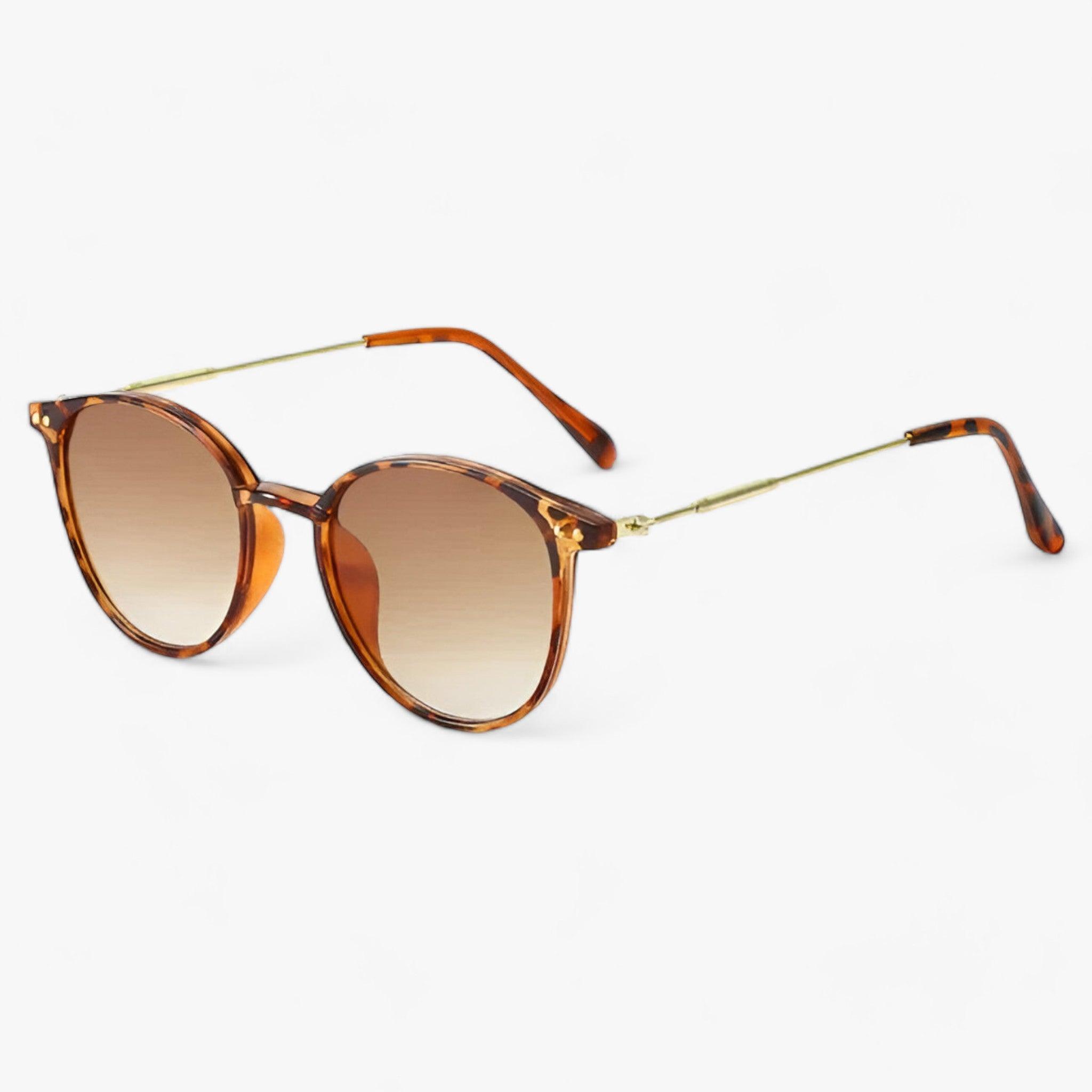 Valenzora | Retro Luxe Runde Sonnenbrille für Damen