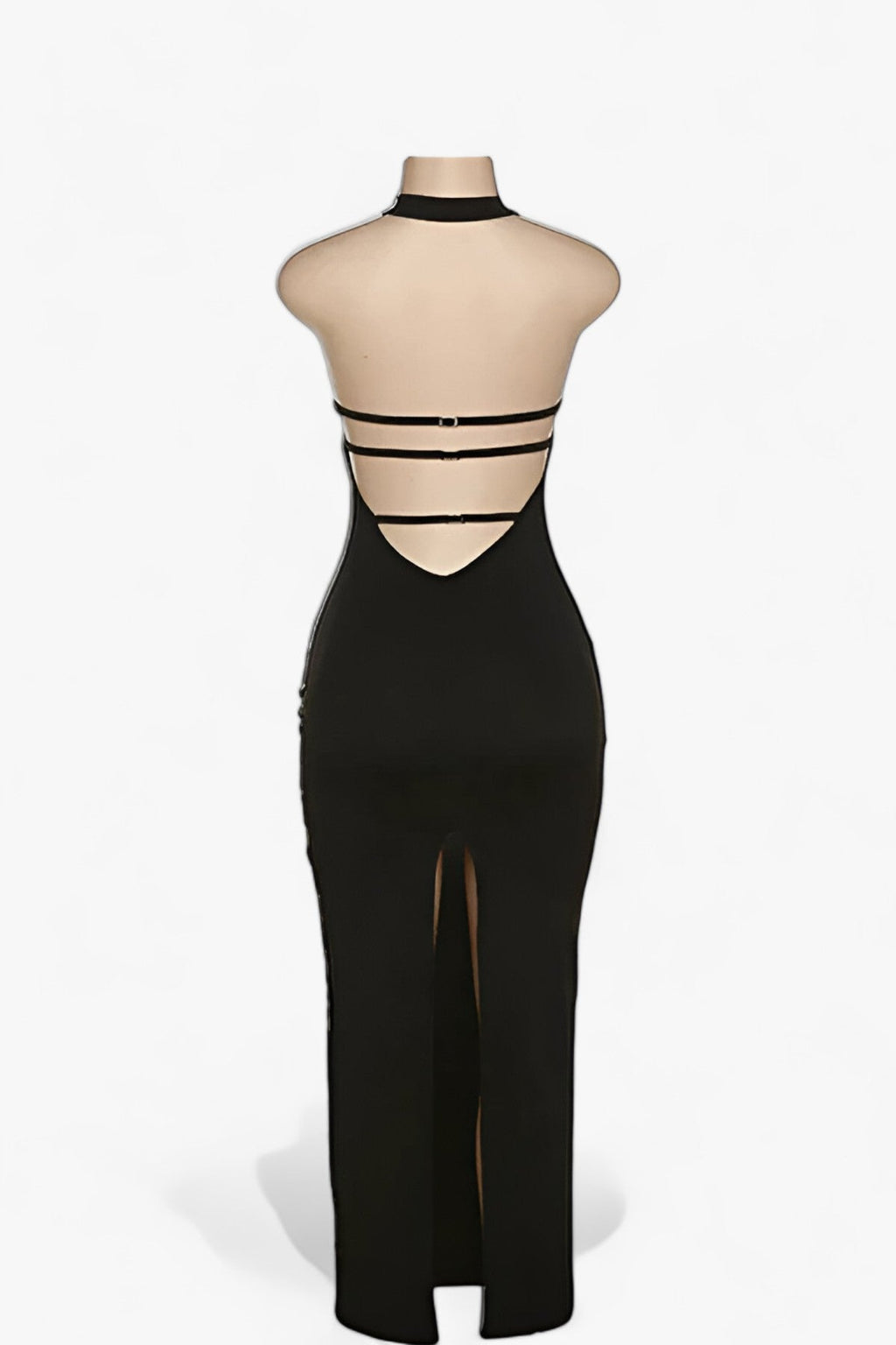 chic backless design