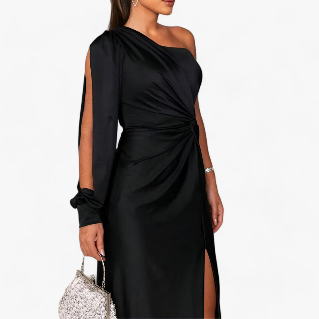 Évora | Satin Long Dress - Elegant and Comfortable