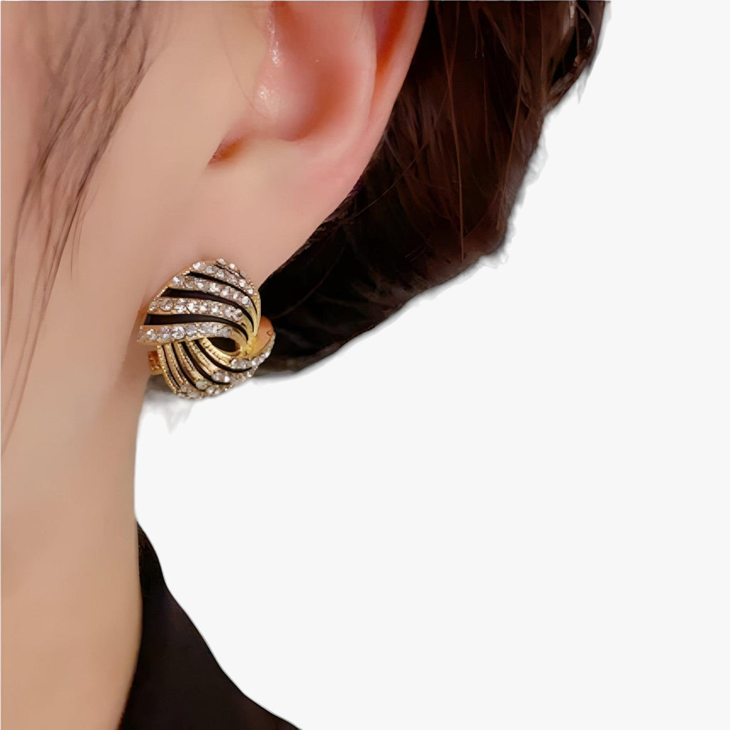 Valenzora | Silver Spiral Earrings