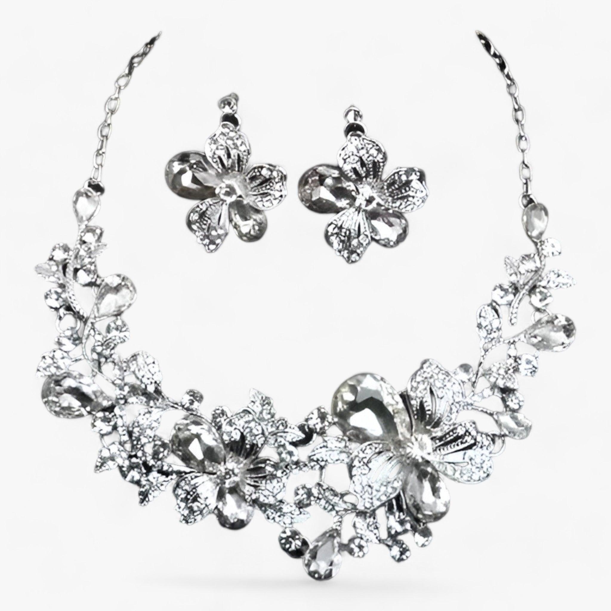 Valenzora | Brautschmuck Blumenketten und Ohrringe