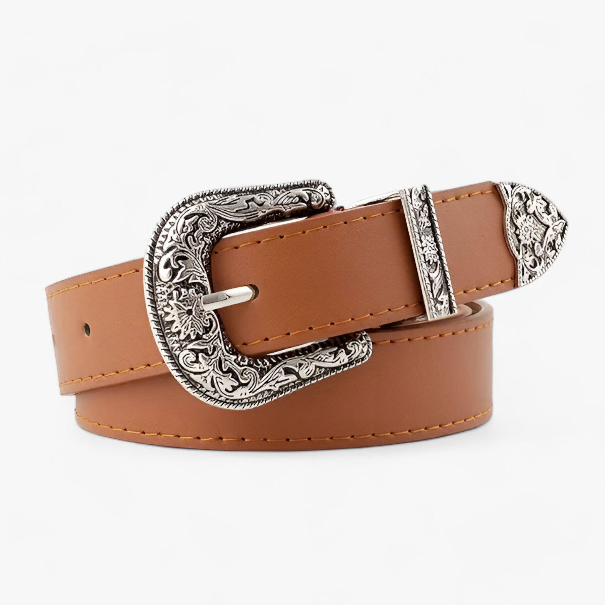 Valenzora | Western-Ledergürtel im Vintage-Stil & robustem Design für Damen