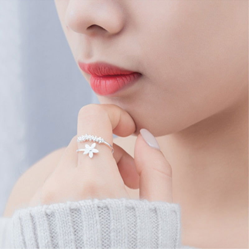 Valenzora | Ring Flower Fresh - Silver