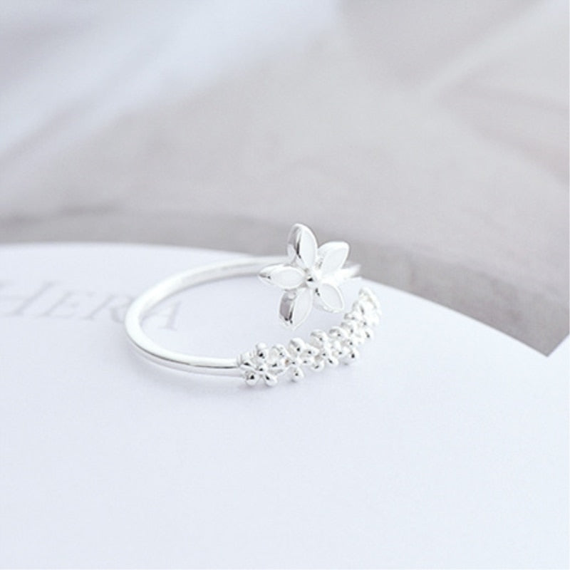 Valenzora | Ring Flower Fresh - Silver