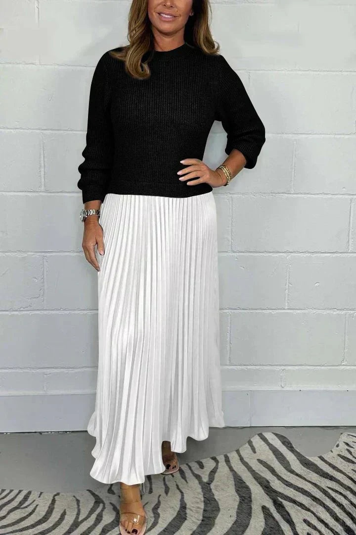 Valenzora | Elegant 2-in-1 dress-sweater