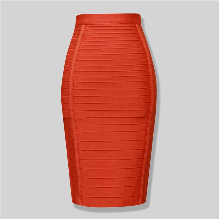 Valenzora | Bodycon rayon bandage skirt