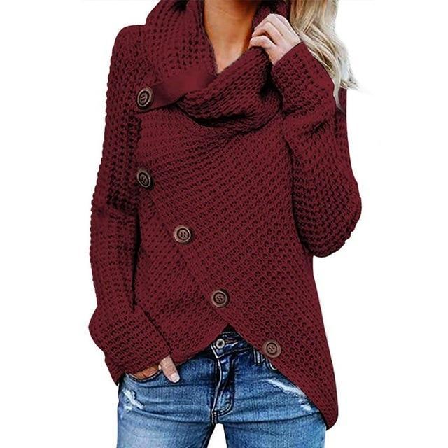 Fashionable and effortless winter top