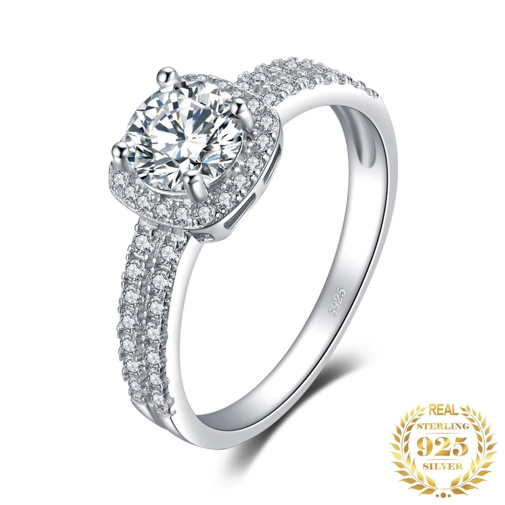 Valenzora | Classic 925 Sterling Silver Rings with Zircon Gemstone