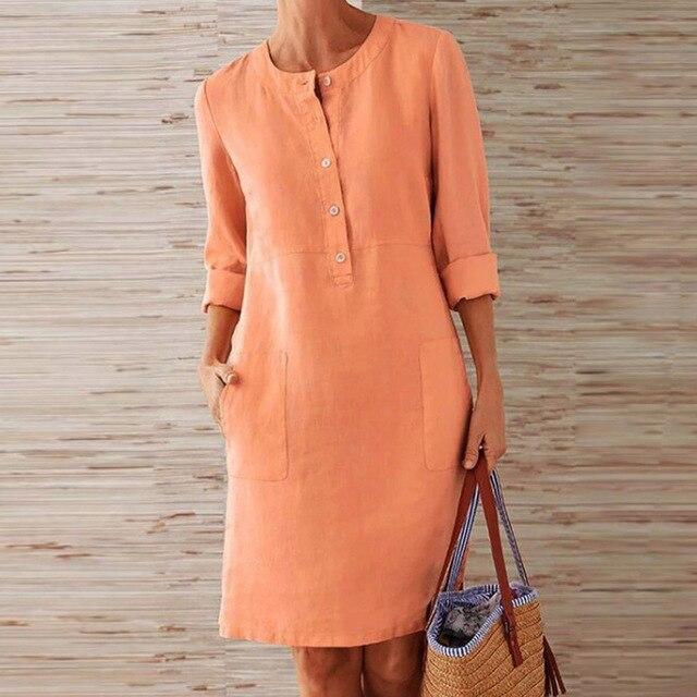 Valenzora - Midi-length dress for women