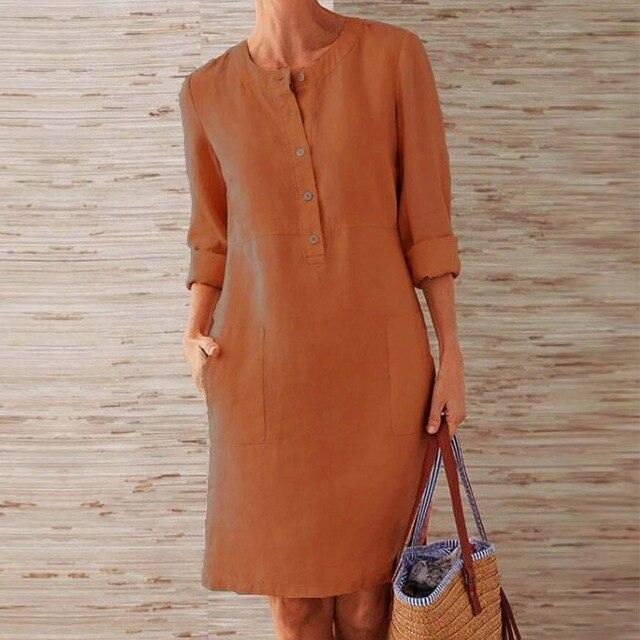 Valenzora - Midi-length dress for women