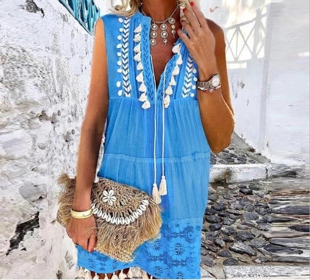 Valenzora | Boho Chic Lace Dress