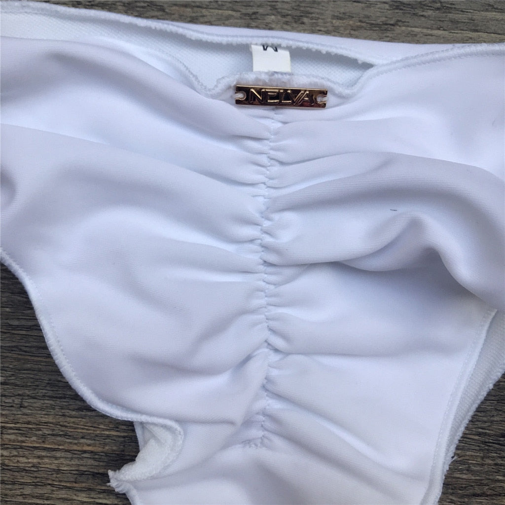 Valenzora | Bandeau Floral Pattern Bikini