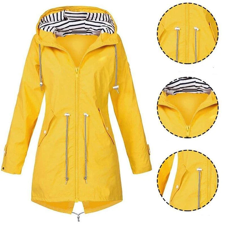 Valenzora | Windproof rain jacket for women