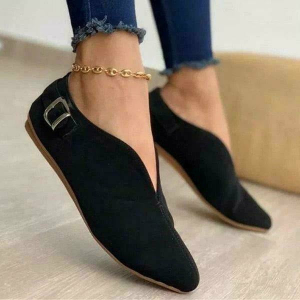 Valenzora | Flache Wildleder-Freizeitschuhe