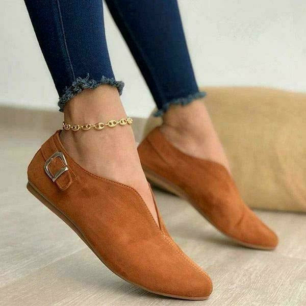 Valenzora | Flache Wildleder-Freizeitschuhe