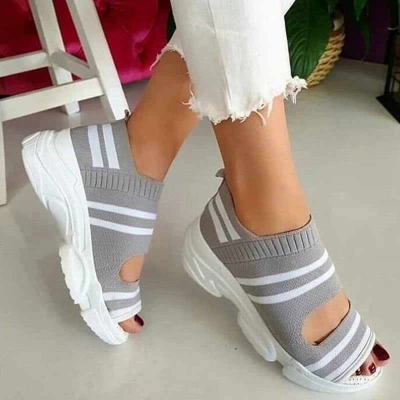 Valenzora | Canvas platform sandals