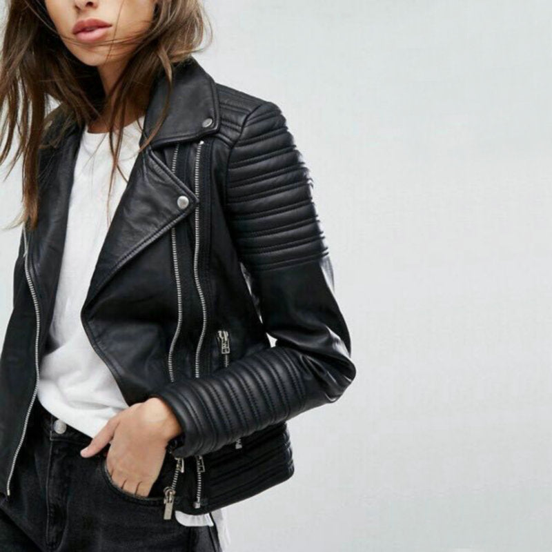 Valenzora | Women's biker leather jacket: 2026 edition