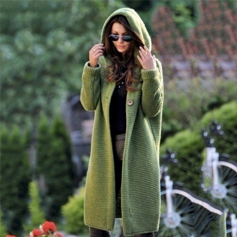 Valenzora | Extra-lange Strickjacke