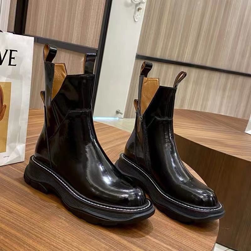 Valenzora | Casual ankle boots with zipper