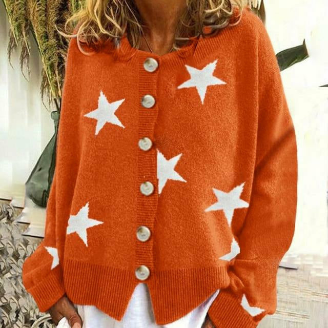 Valenzora | Cardigan with star print