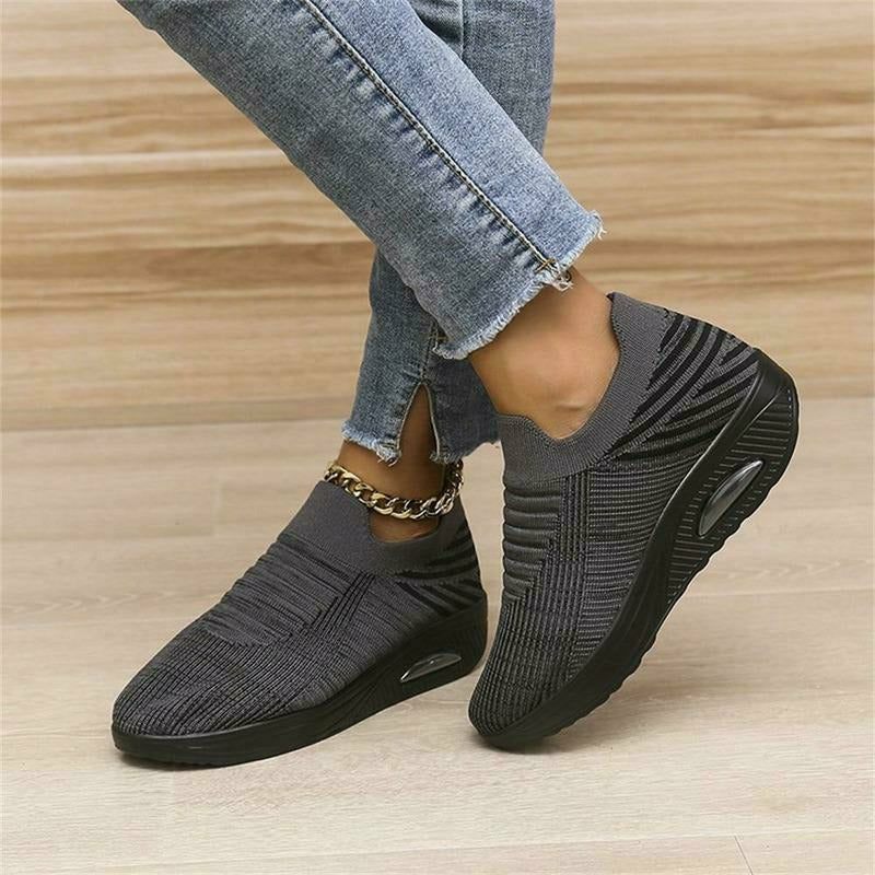 Valenzora | Casual Striped Sneakers