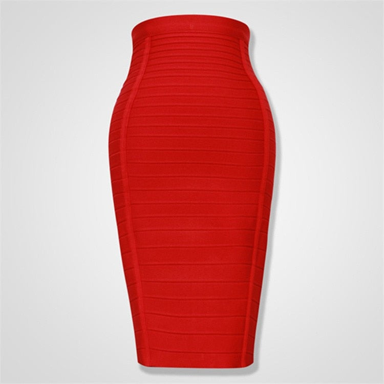 Valenzora | Bodycon rayon bandage skirt