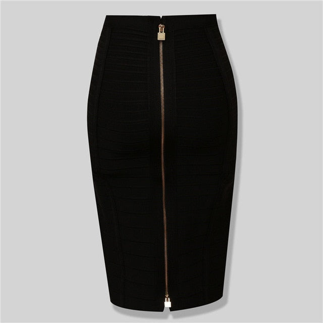 Valenzora | Bodycon rayon bandage skirt
