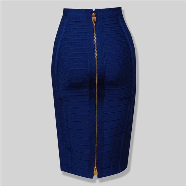 Valenzora | Bodycon rayon bandage skirt