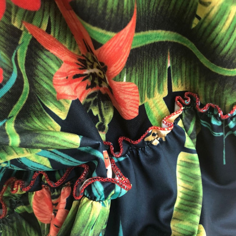 Valenzora | Zweiteiliges Bandeau-Maxikleid