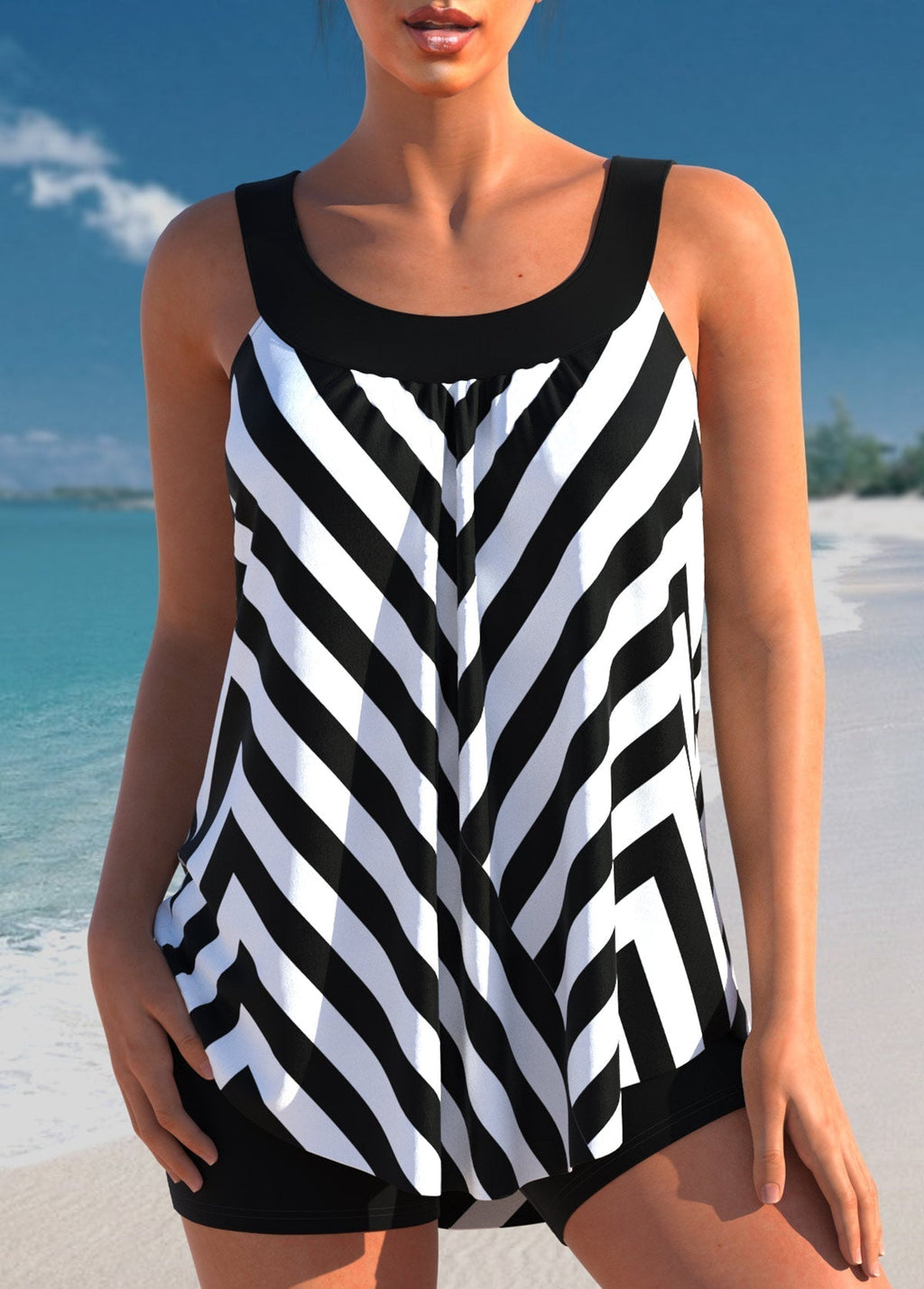 Valenzora | Stylish and Comfortable with Our Tankini Set