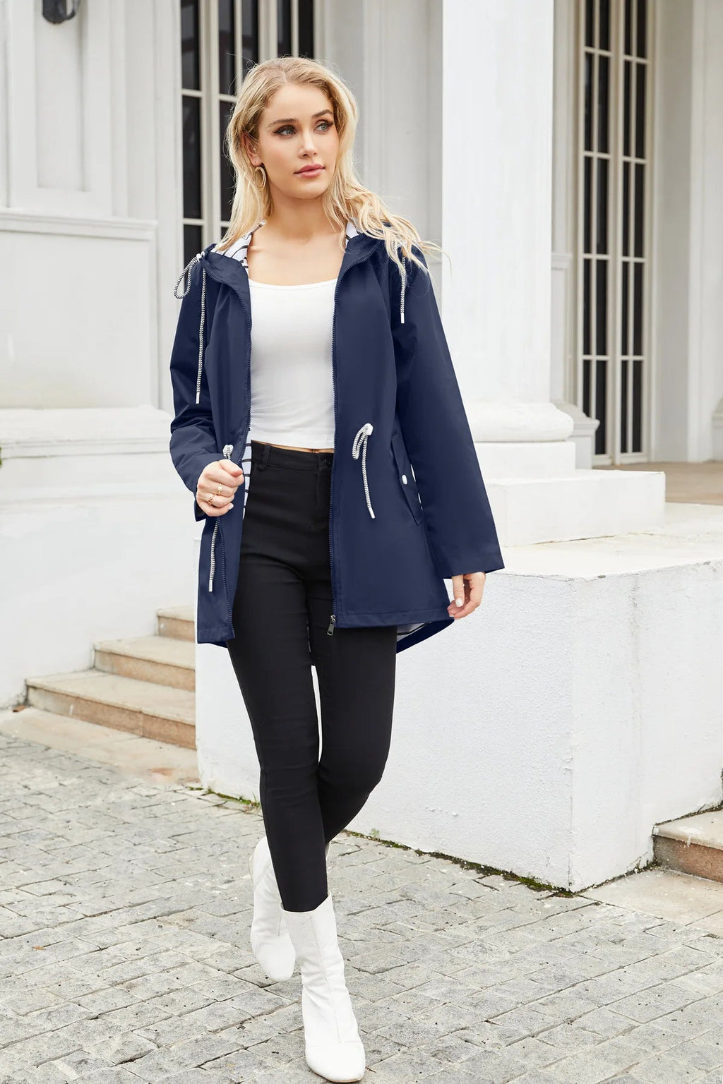 Elegant rain jacket