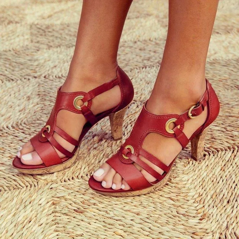Valenzora | Bequeme Sandalen mit Absätzen