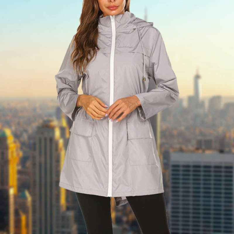 Valenzora | Wasserdichte, leichte Regenjacke für Damen