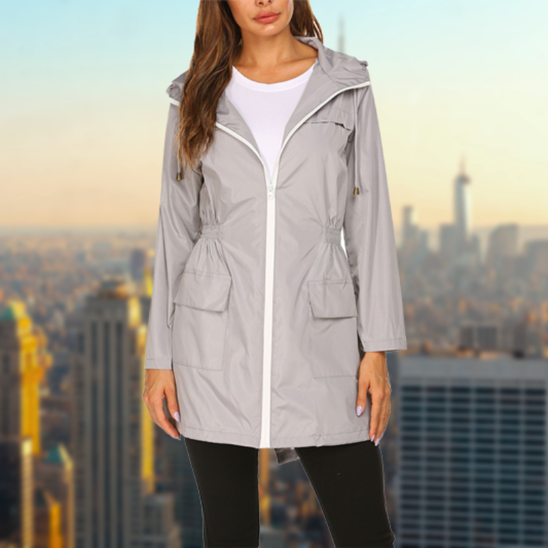 Valenzora | Wasserdichte, leichte Regenjacke für Damen