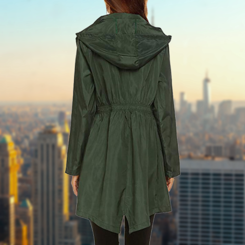 Valenzora | Wasserdichte, leichte Regenjacke für Damen