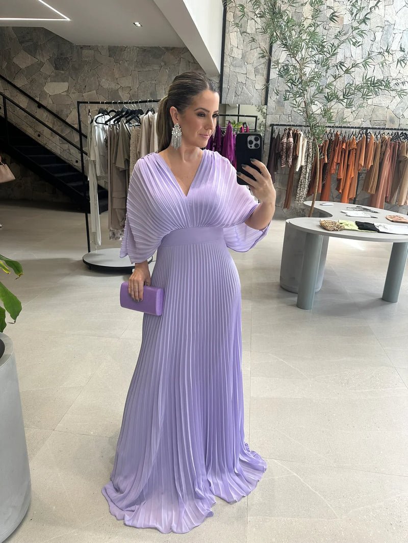 Valenzora | Flowing summer dress with tummy-covering effect