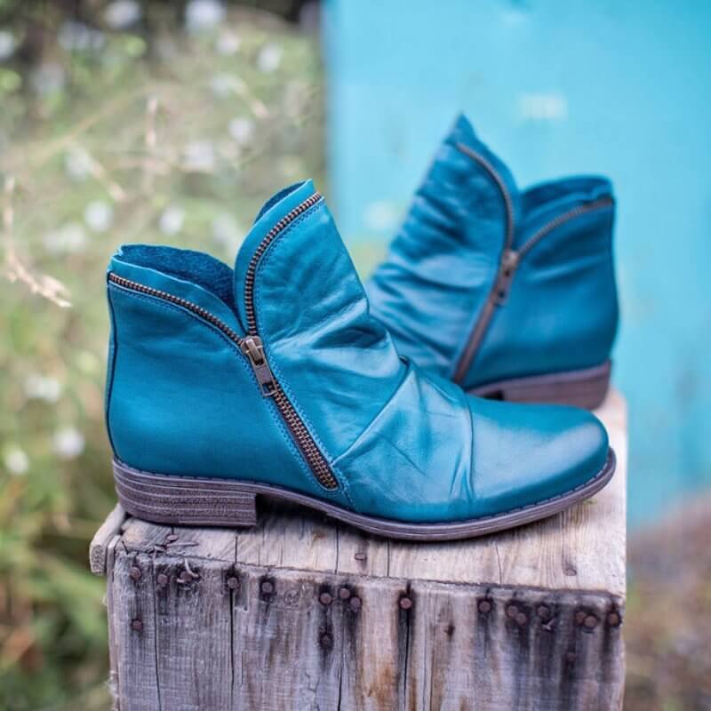Valenzora | Damen-Reißverschlussstiefel