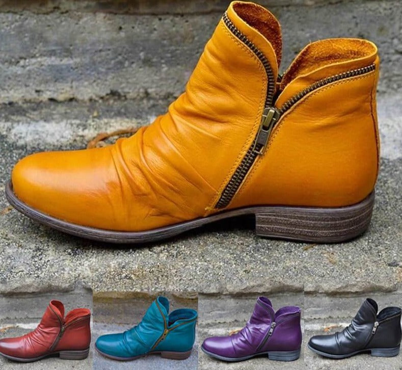 Valenzora | Damen-Reißverschlussstiefel