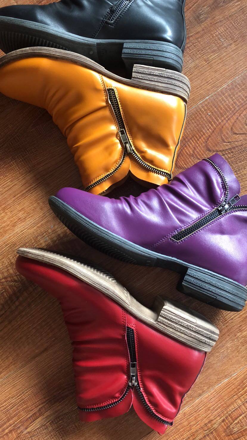 Valenzora | Damen-Reißverschlussstiefel