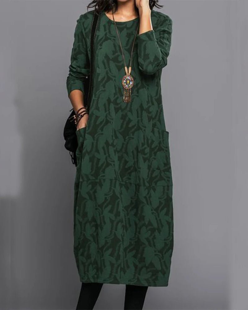 Valenzora | Elegantes langes Leinenkleid für Damen