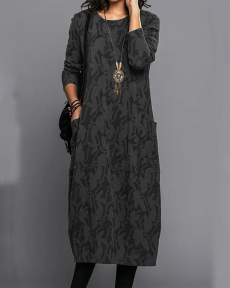 Valenzora | Elegantes langes Leinenkleid für Damen